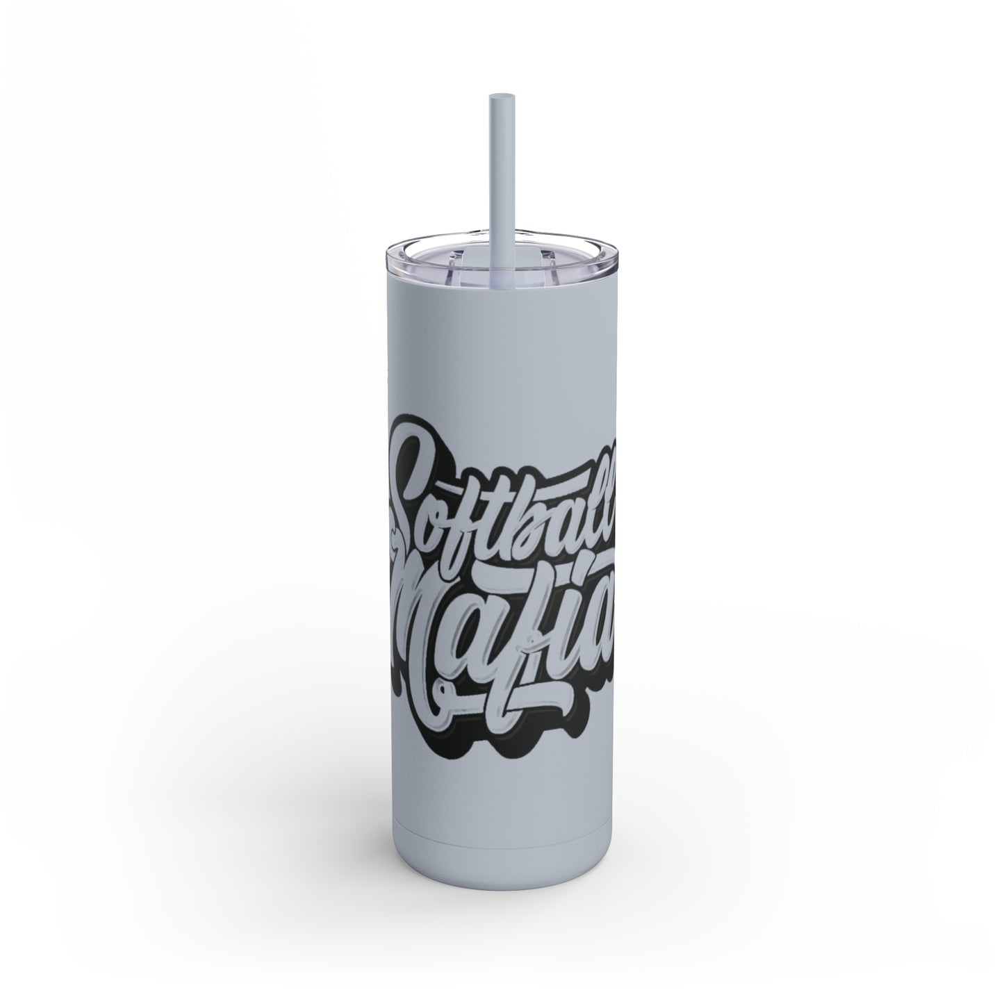 Softball Mafia Skinny Matte Tumbler, 20oz