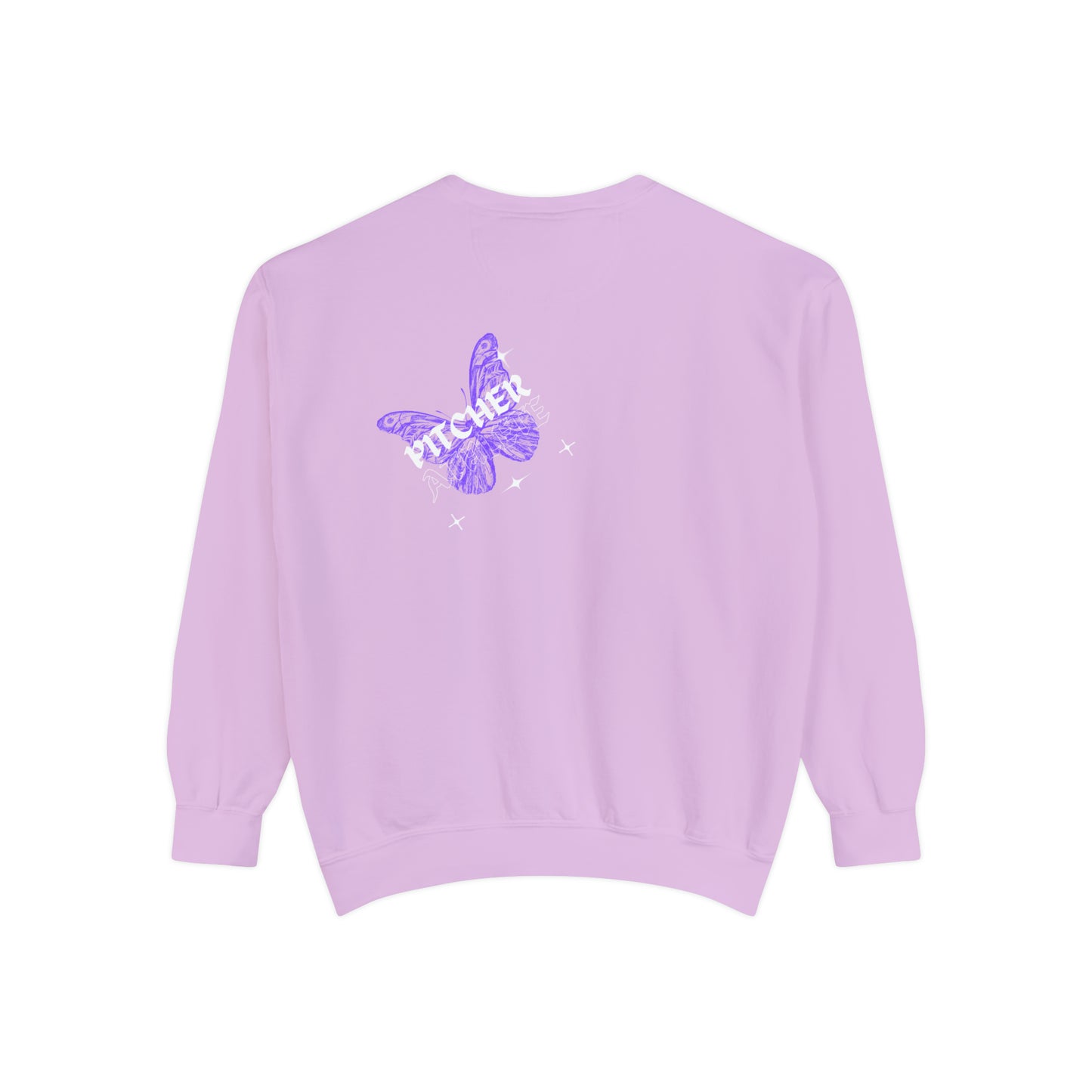 "No Po" Unisex Garment-Dyed Sweatshirt