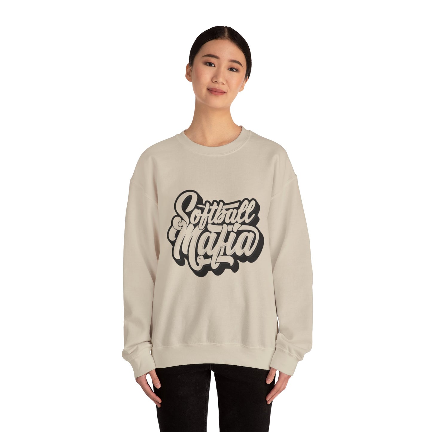 Softball Mafia Crewneck Sweatshirt Unisex