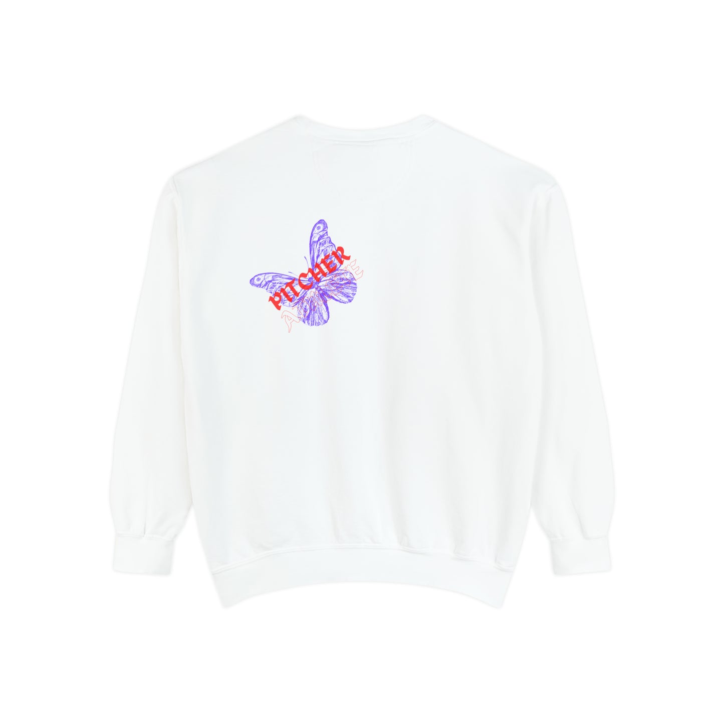 "No Po" Unisex Garment-Dyed Sweatshirt