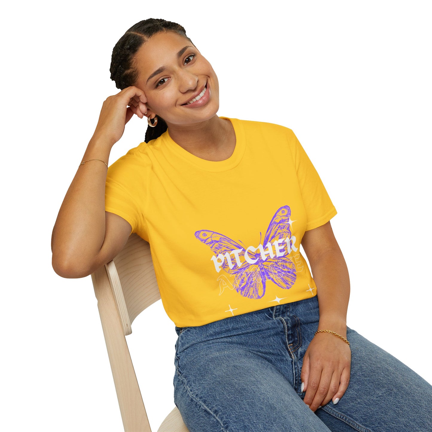 "Pitcher Athlete" Unisex Softstyle T-Shirt