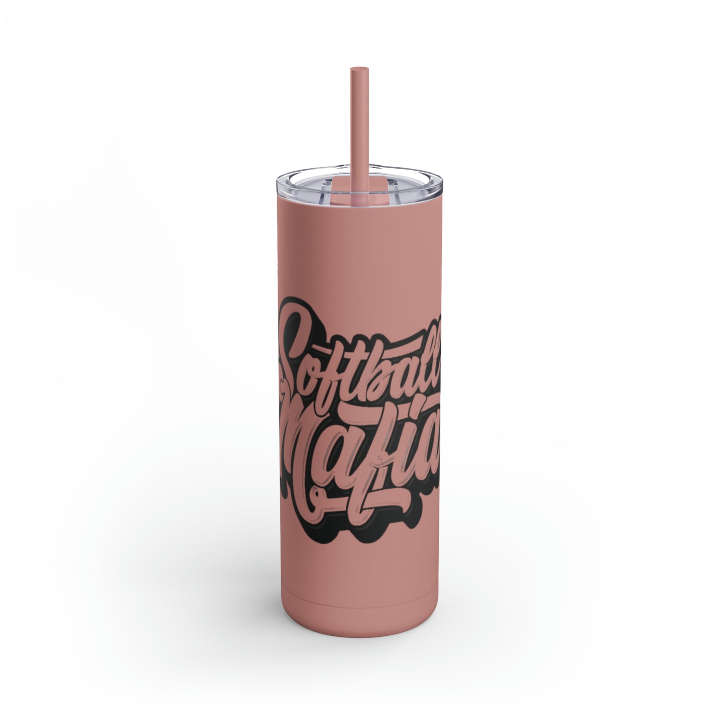 Softball Mafia Skinny Matte Tumbler, 20oz