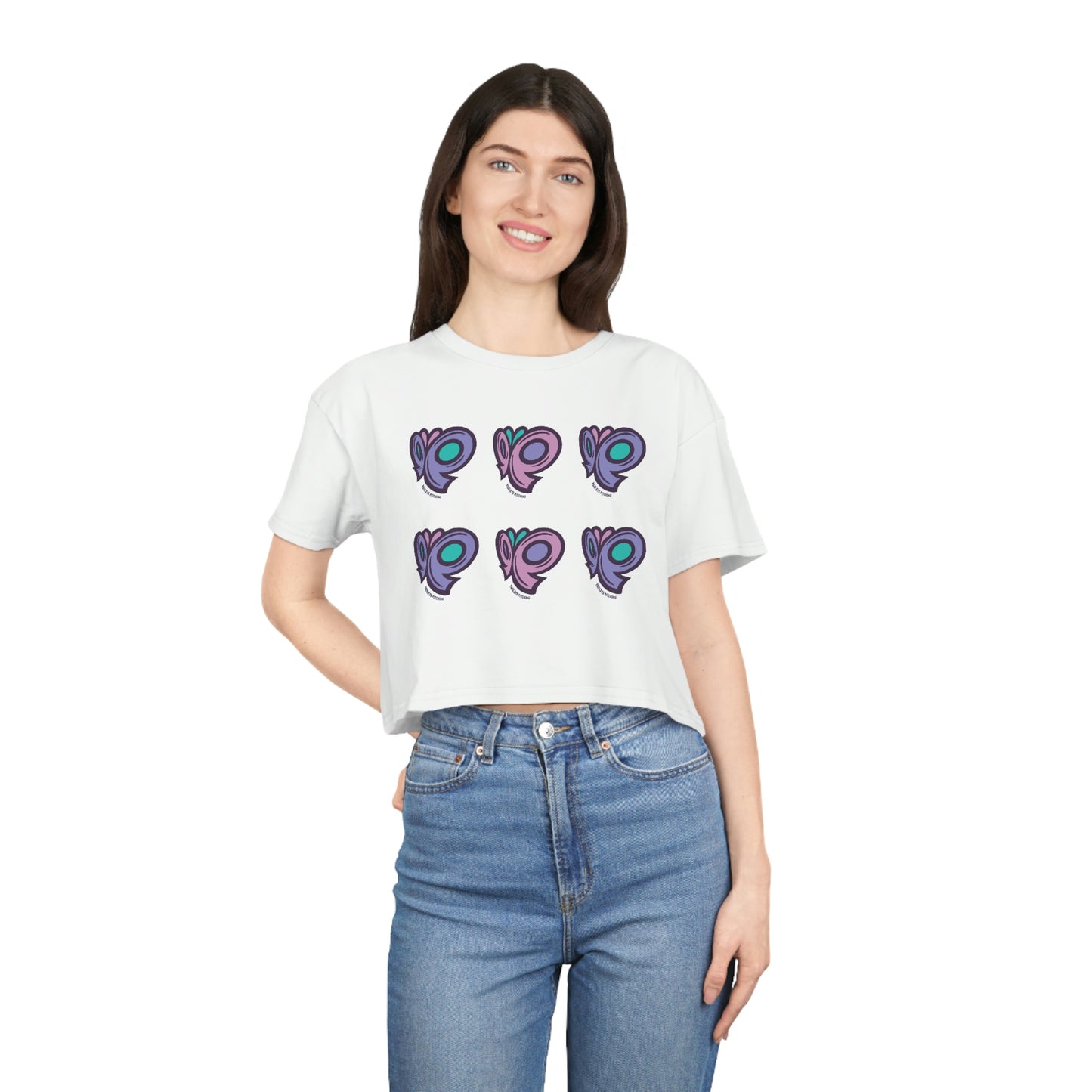 Butterfly Crop Tee