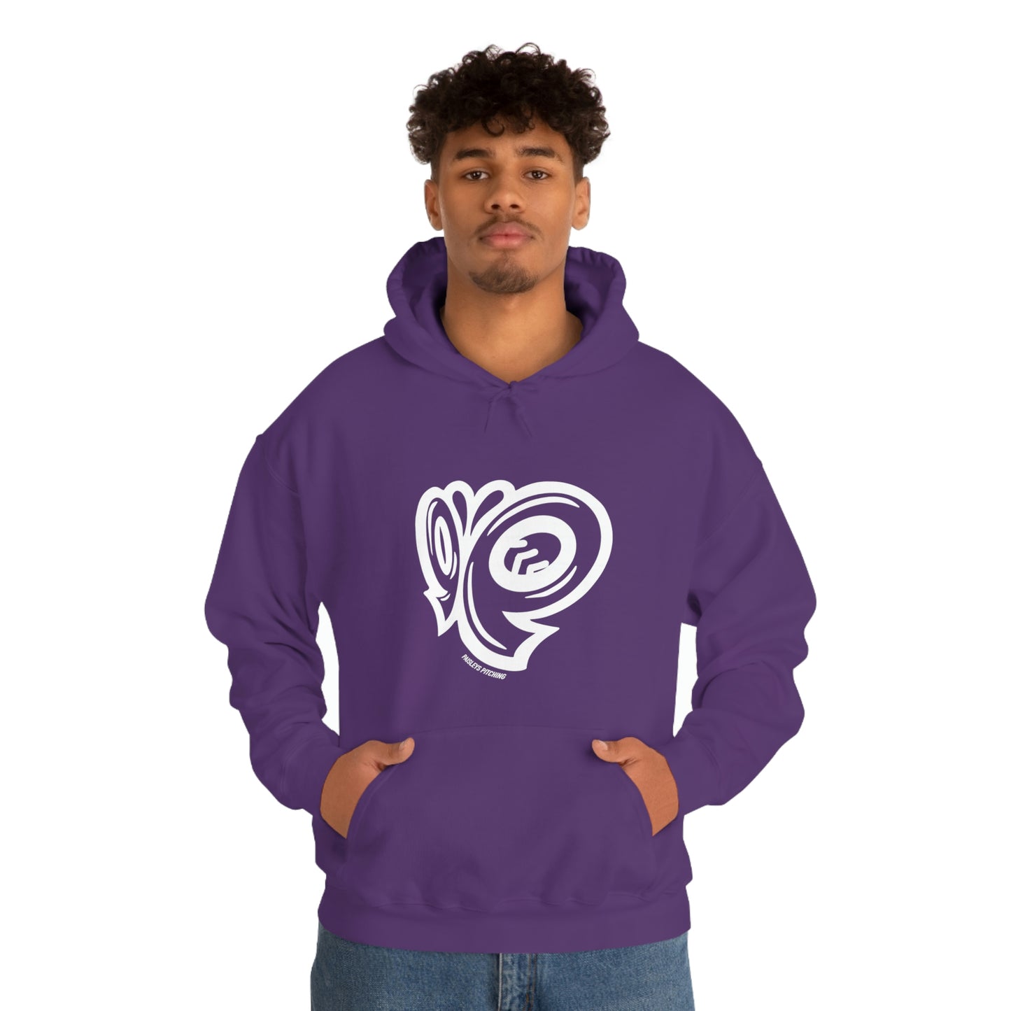 Unisex Paisley Butterfly Heavy Blend™ Hooded Sweatshirt