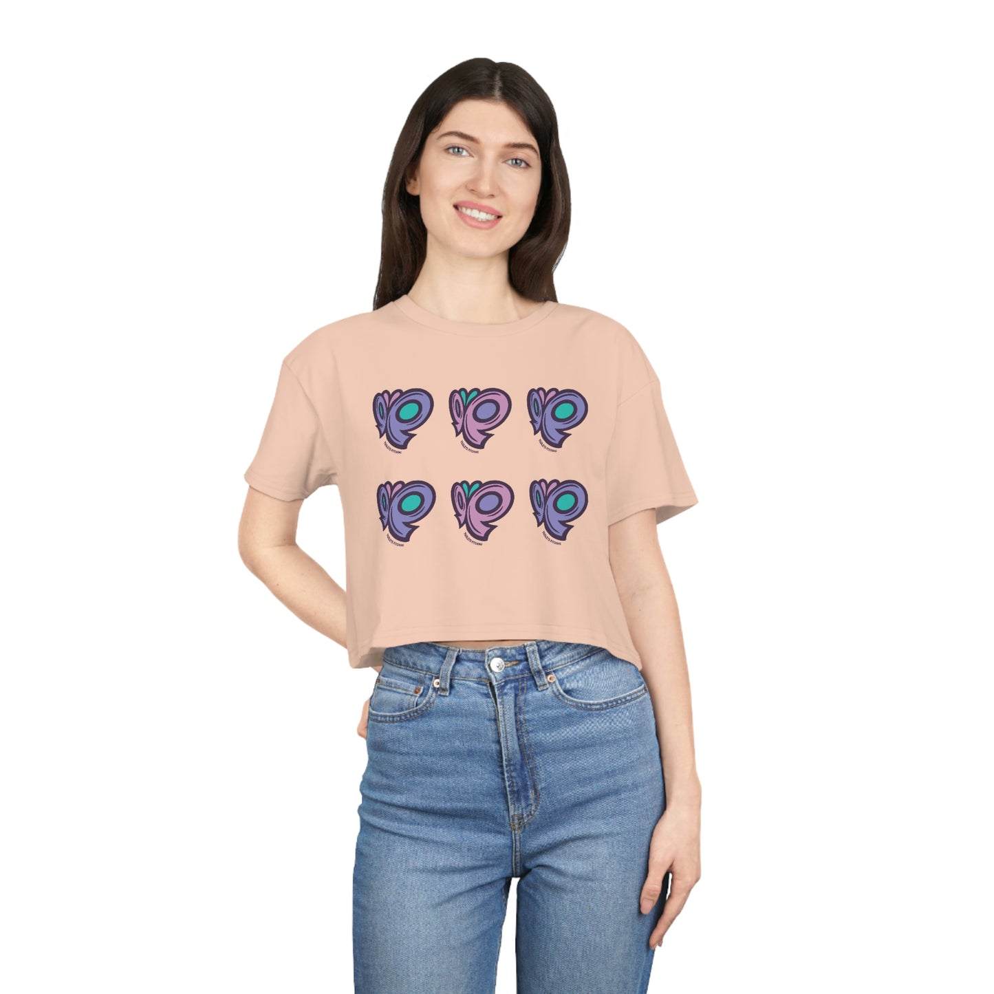 Butterfly Crop Tee