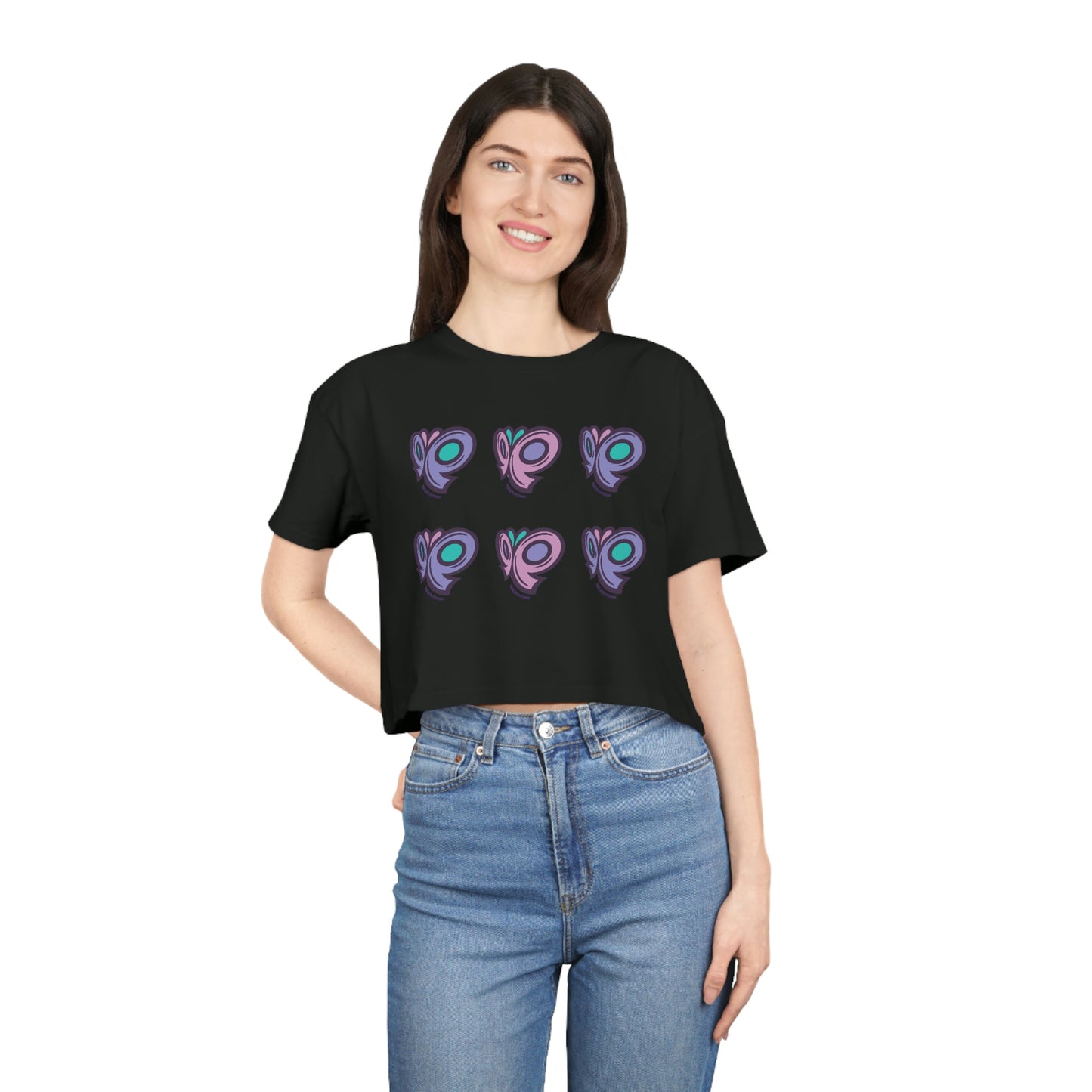 Butterfly Crop Tee