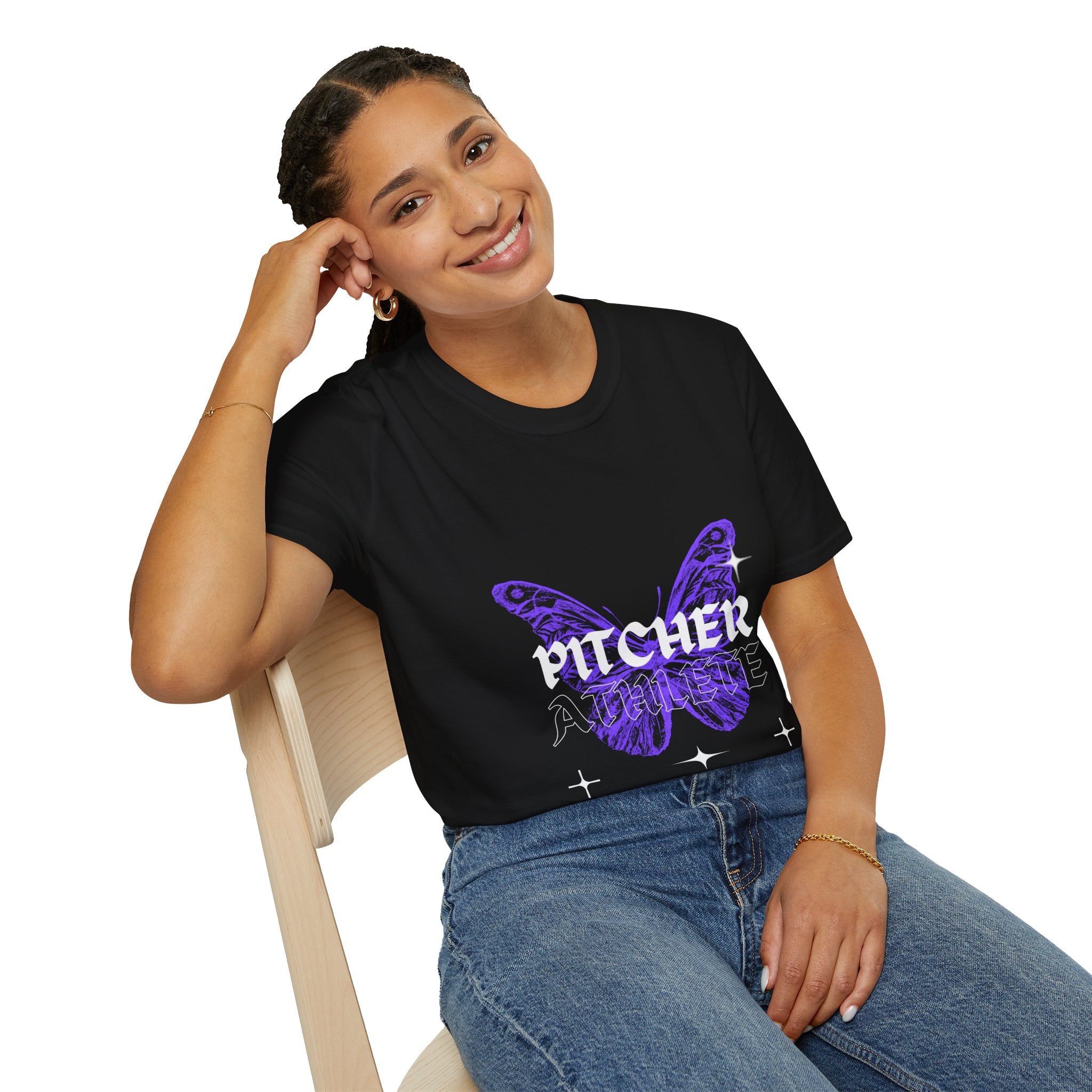 "Pitcher Athlete" Unisex Softstyle T-Shirt
