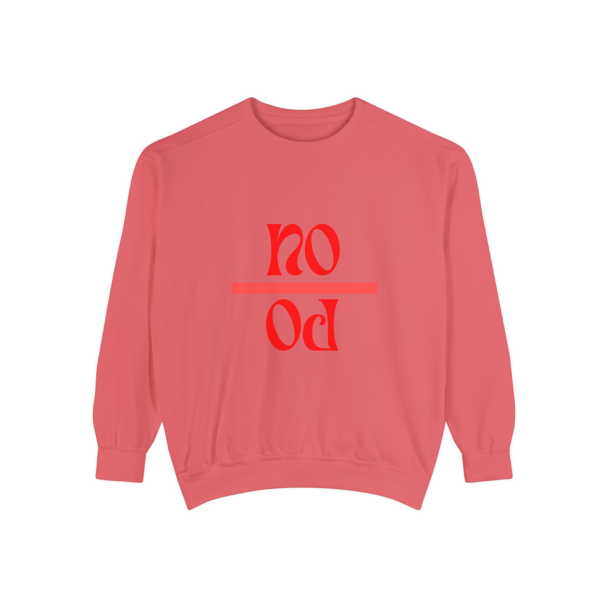 "No Po" Unisex Garment-Dyed Sweatshirt
